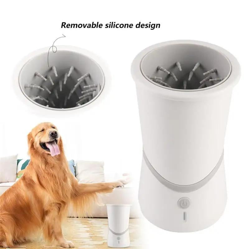 Revolutionary Automatic Dog Paw Cleaner - Portable Pet Foot Washer for Small to Medium Dogs - Gentle Silicone Cleaning Cup