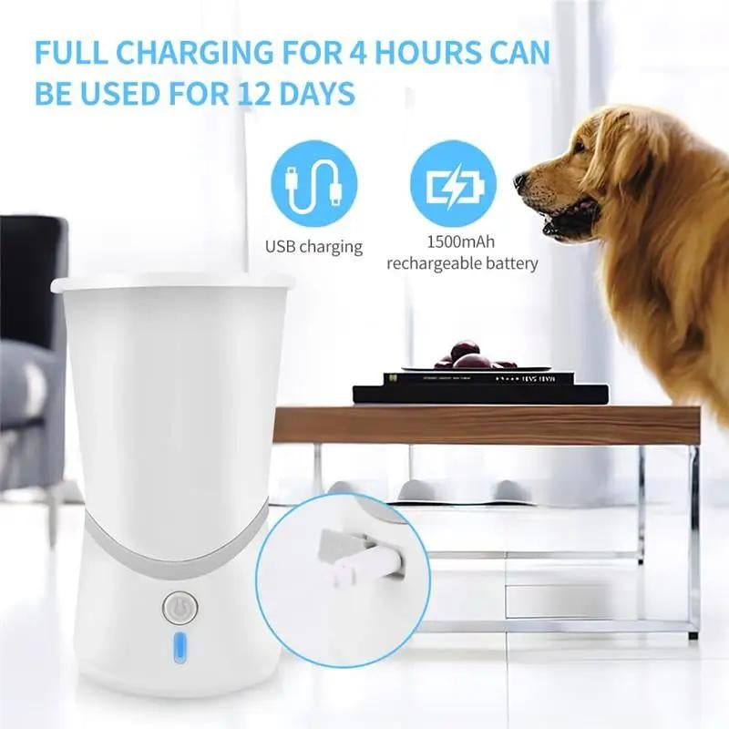 Revolutionary Automatic Dog Paw Cleaner - Portable Pet Foot Washer for Small to Medium Dogs - Gentle Silicone Cleaning Cup