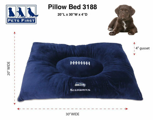 Game Day Ready - NFL Seattle Seahawks Pet Pillow Bed 