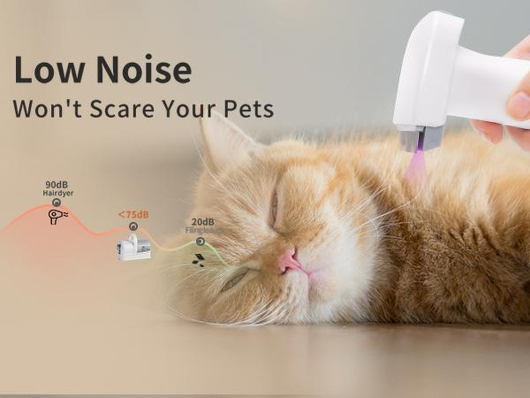 Transform Your Pet's Grooming Experience with the 7-In-1 Grooming Brushes for Dogs & Cats – Effortless Grooming, Shedding Solutions, and Low Noise Design!